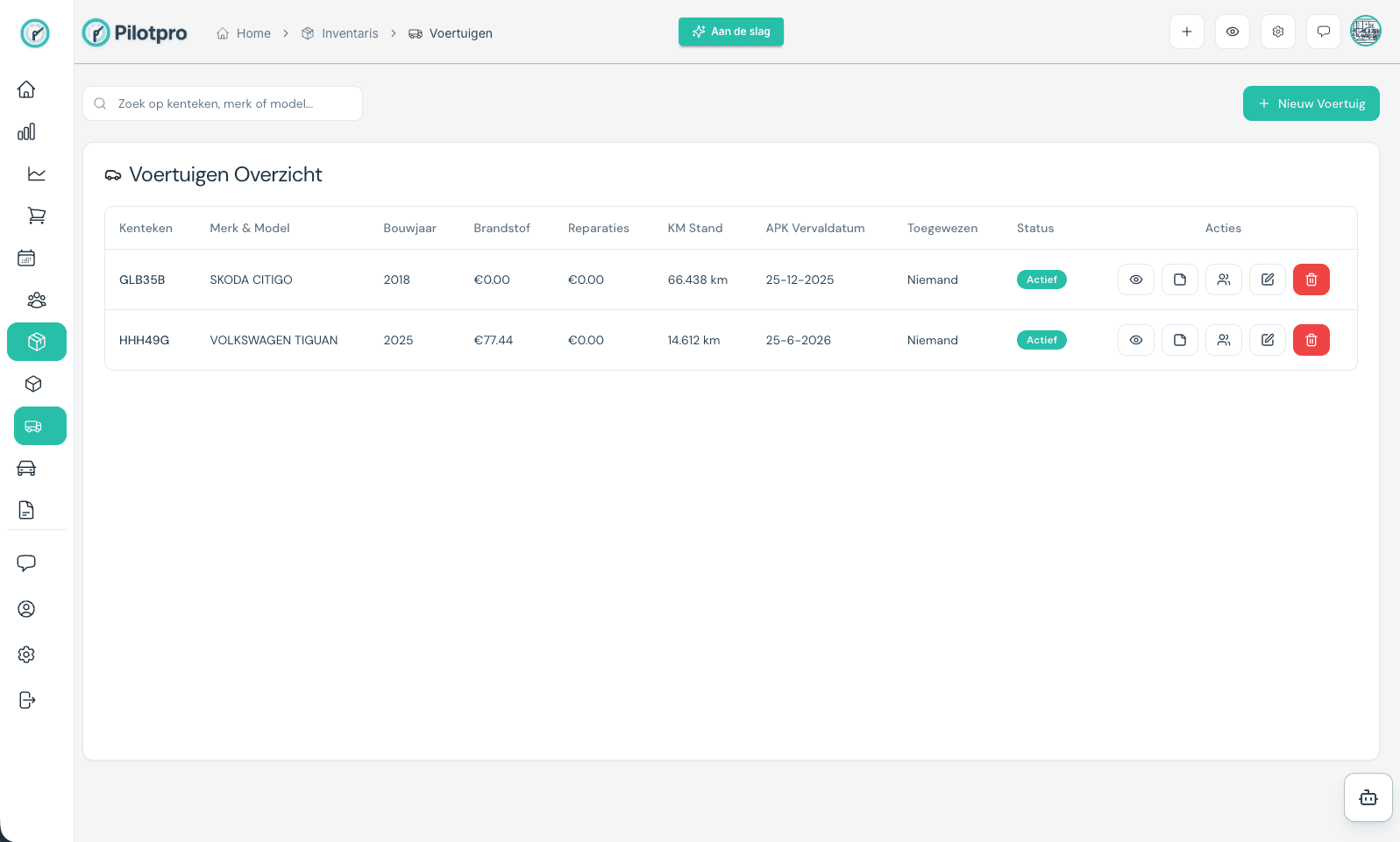 icon related to Voertuigen